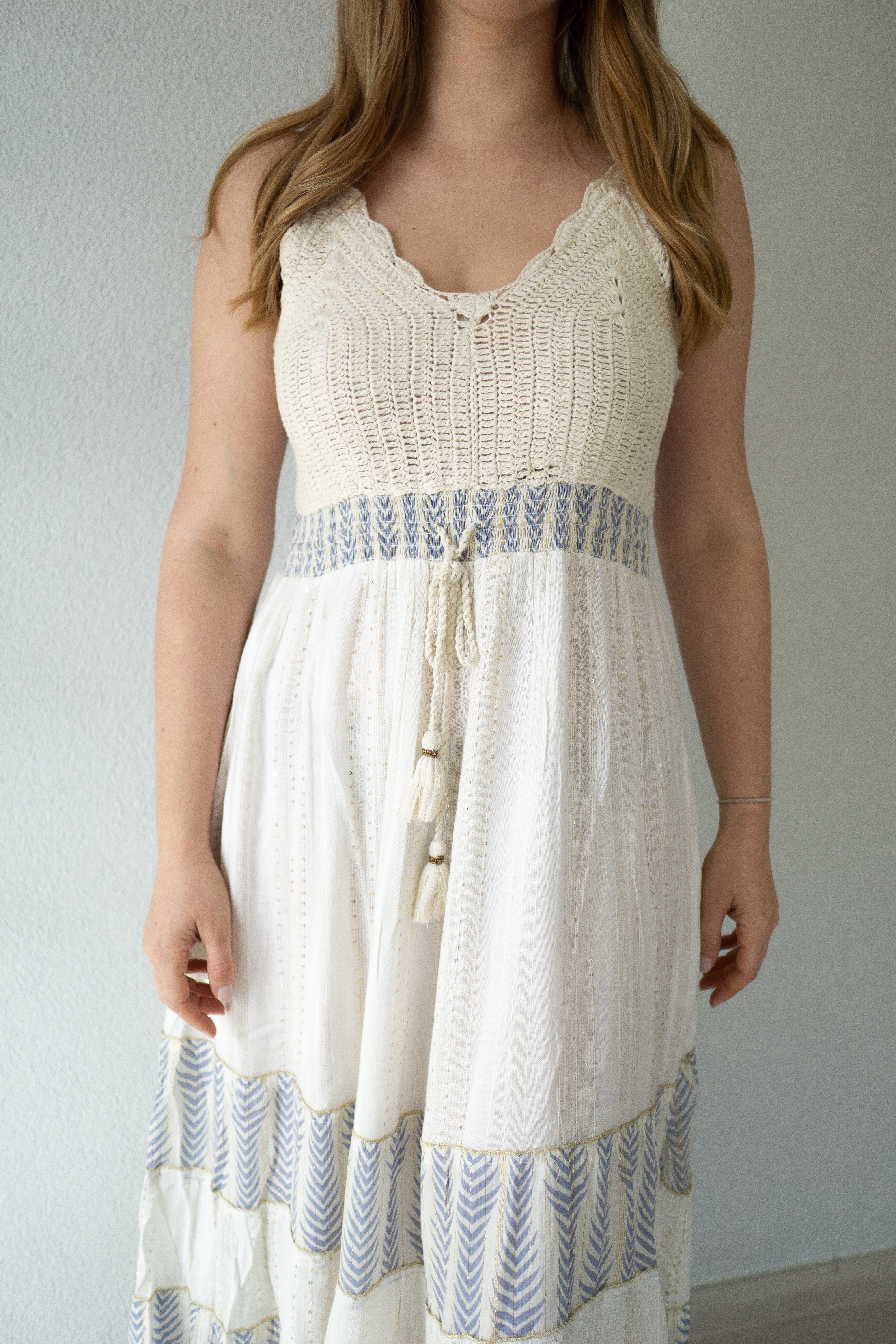 Ivory Coast Crochet Maxi Dress