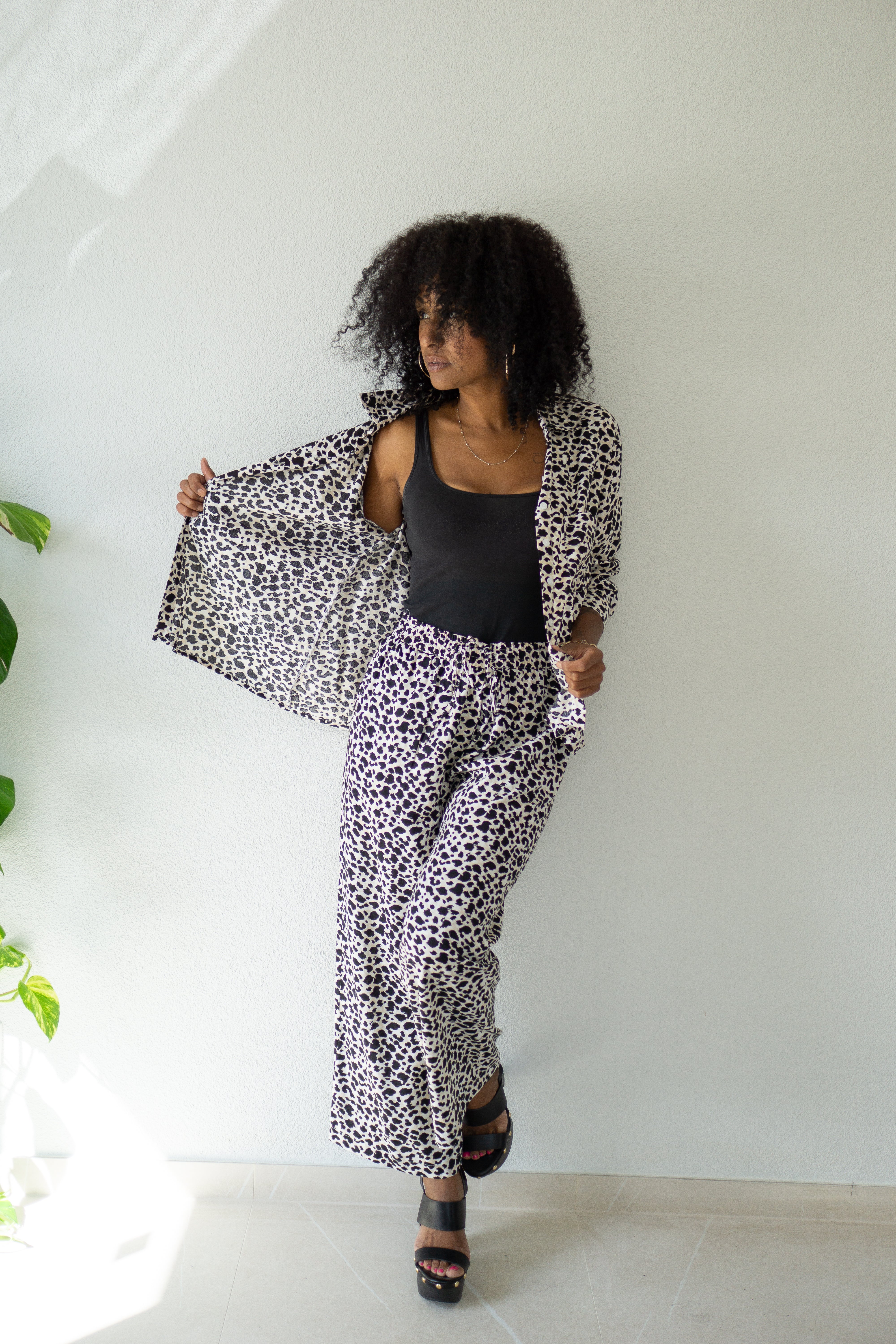 Leopard Luxe Lounge Co-ord Set