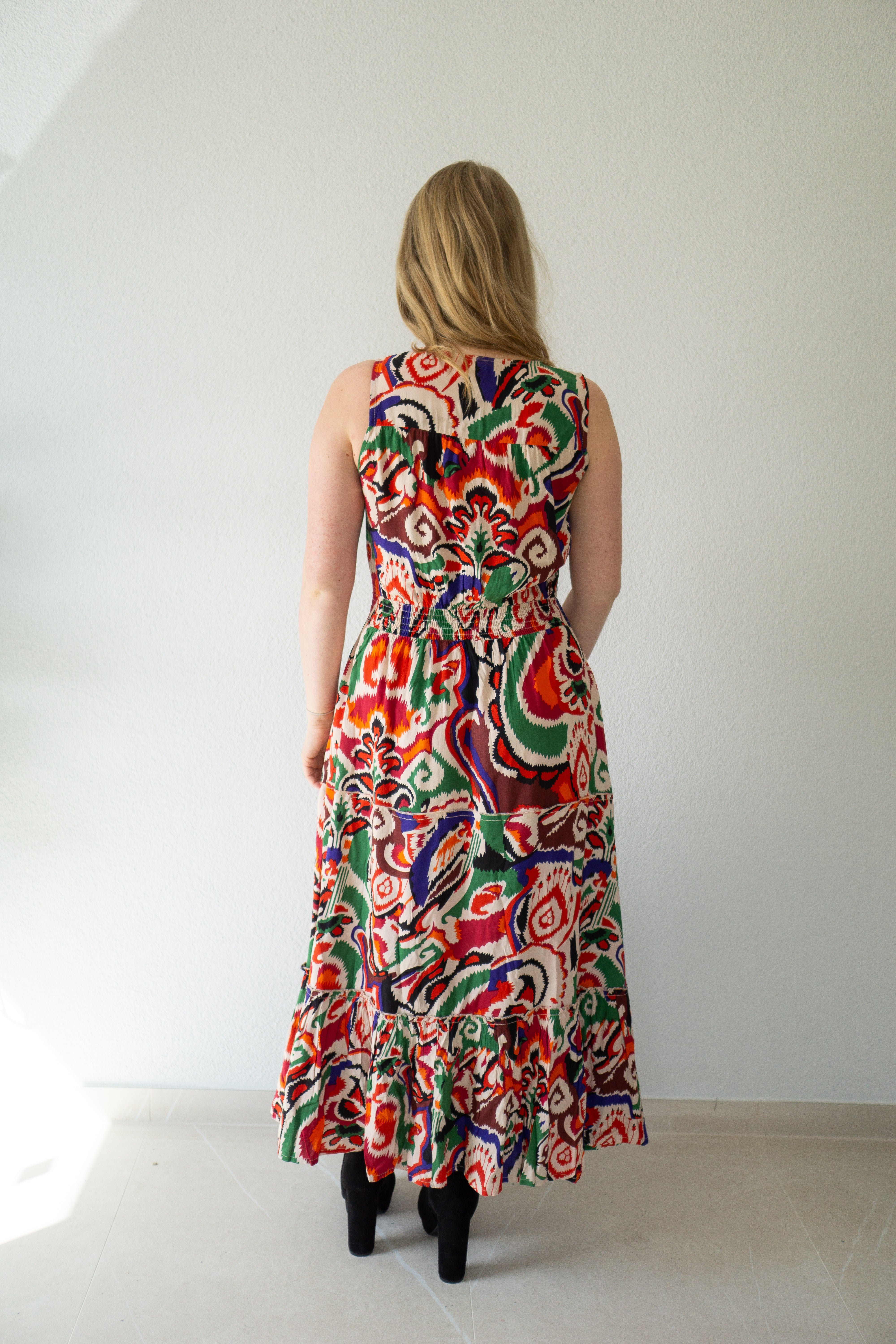 Vibrant Fiesta Maxi Dress