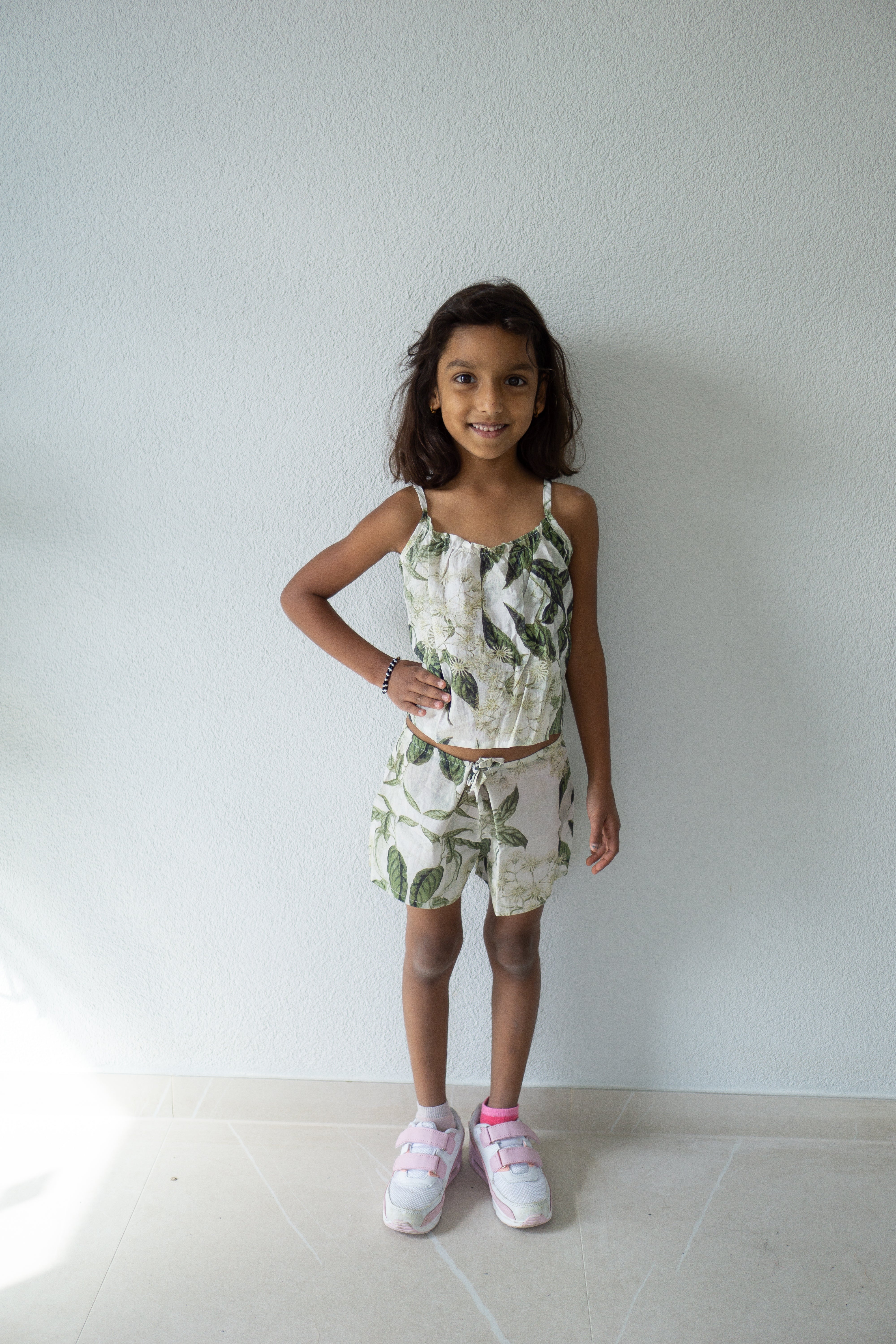 Tropical Leaf Hand Block Printed Set