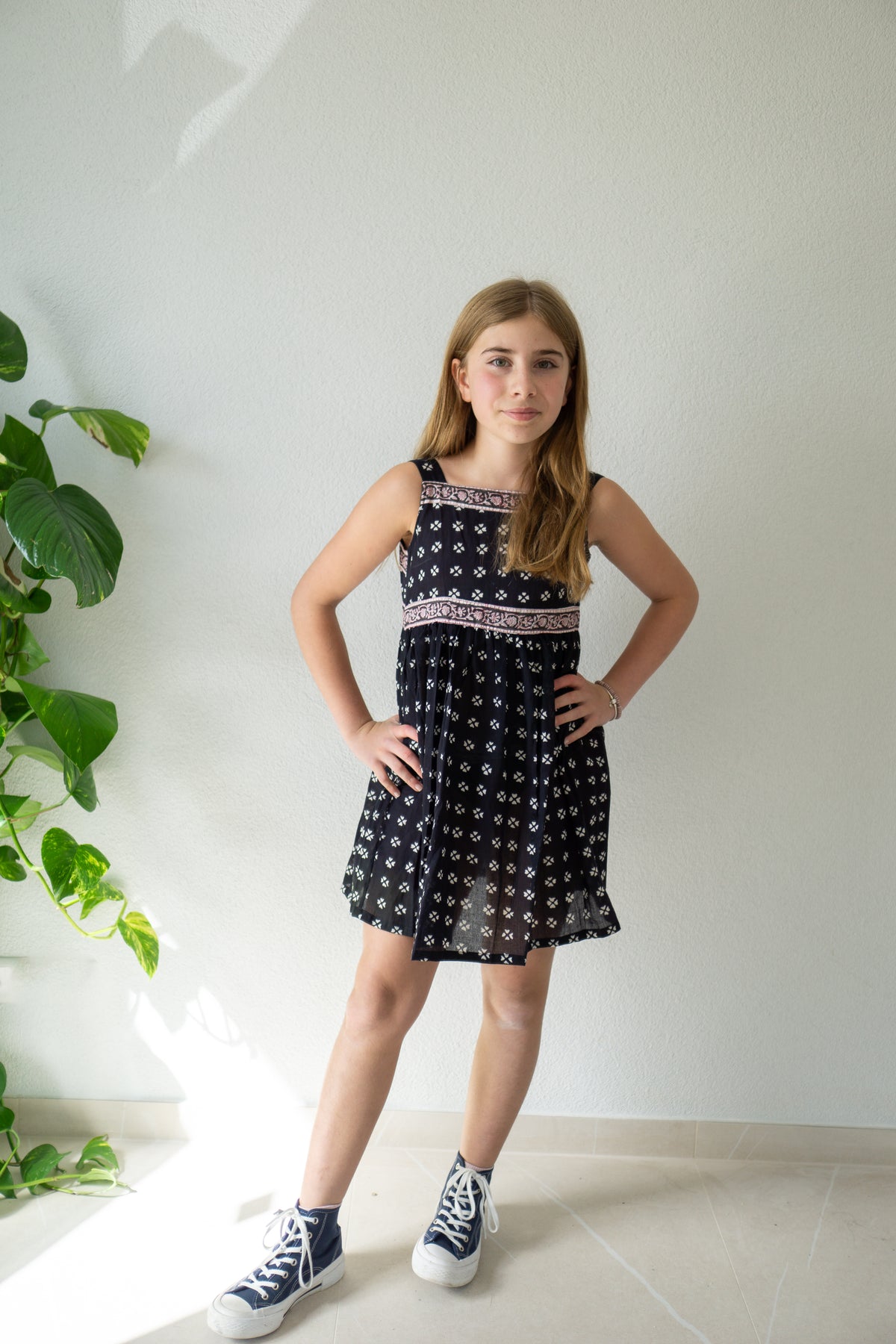 Black Dahlia Cotton Dress made from 100% soft cotton