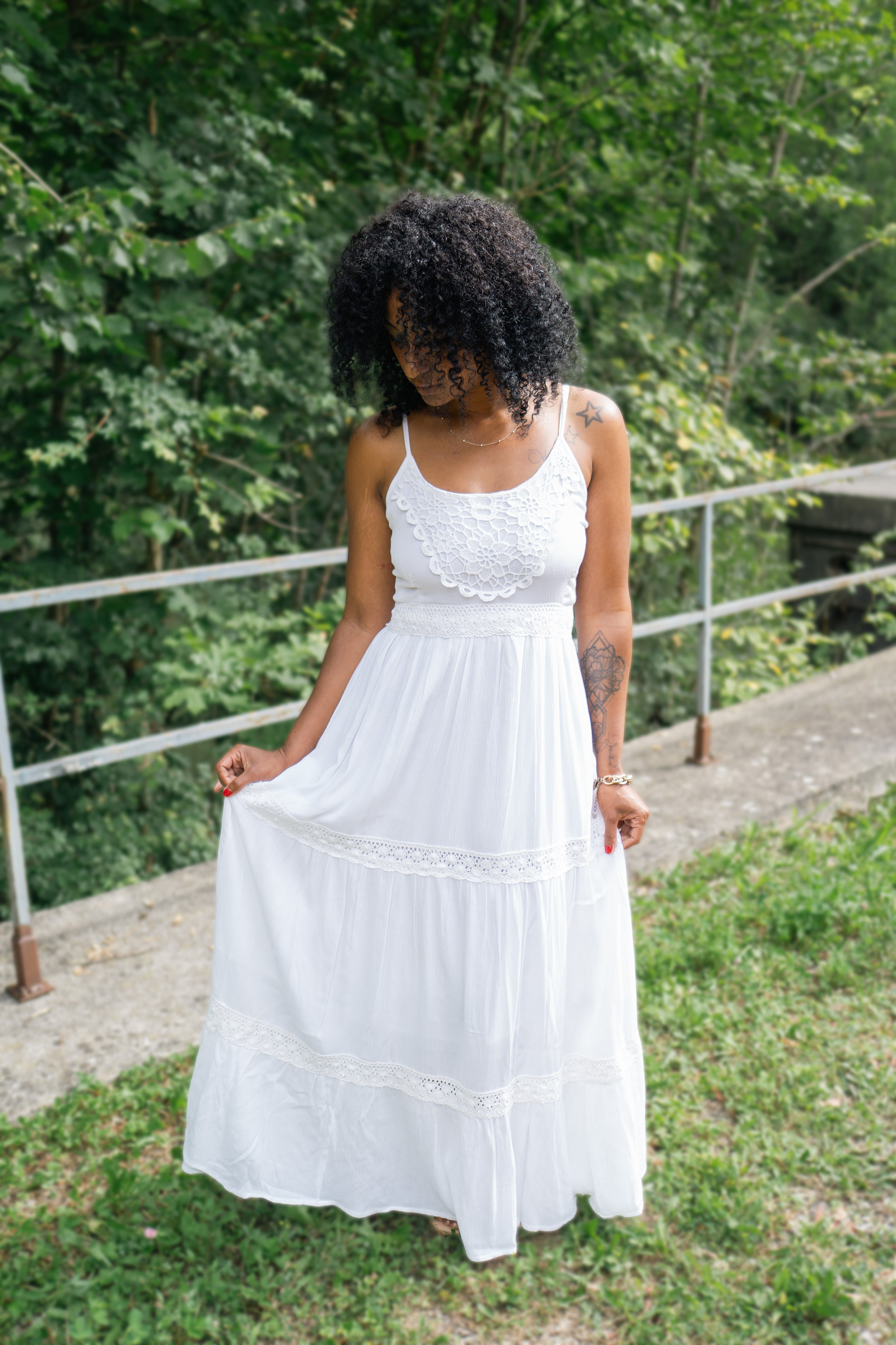 Soft White Whisper Dress
