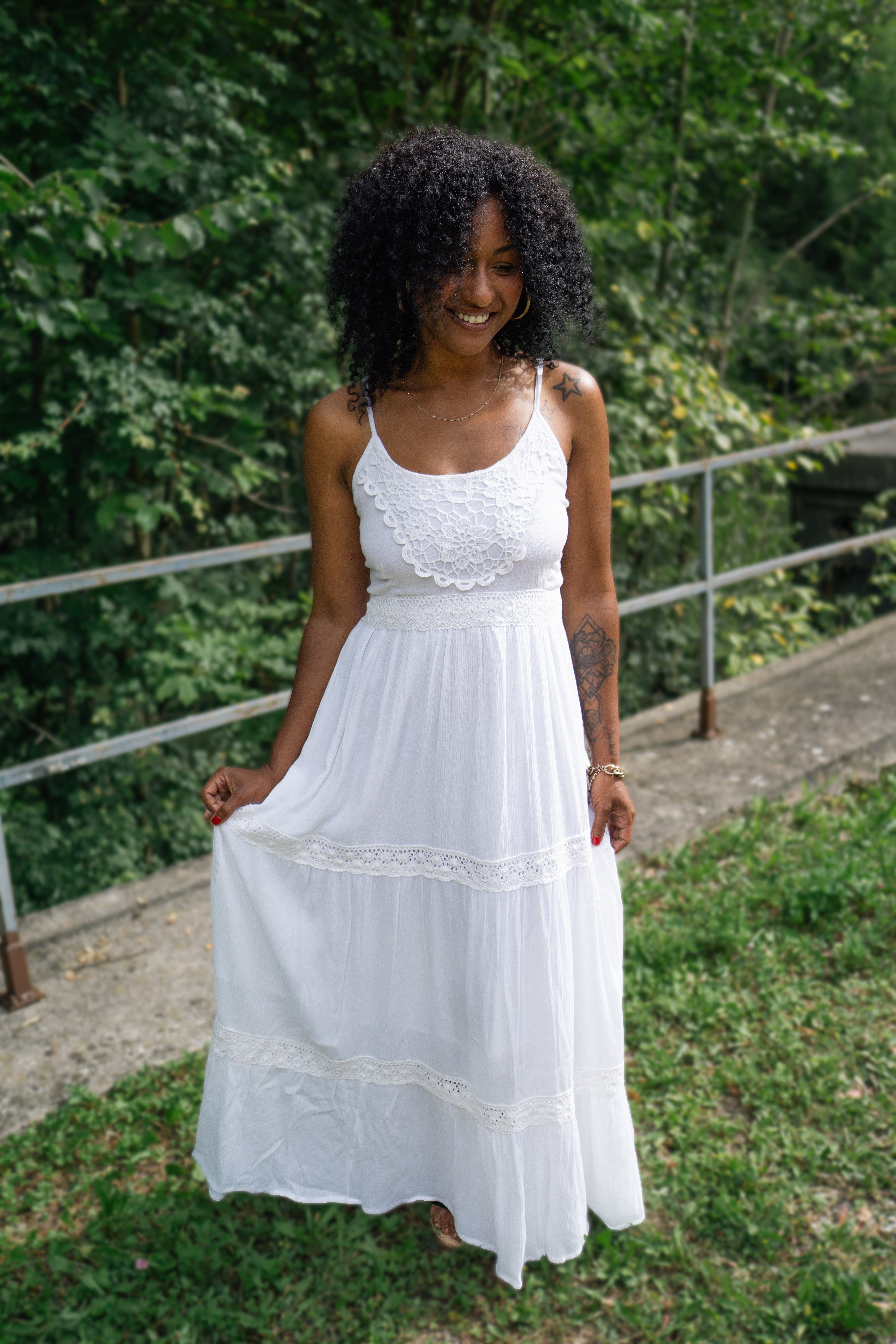 Soft White Whisper Dress