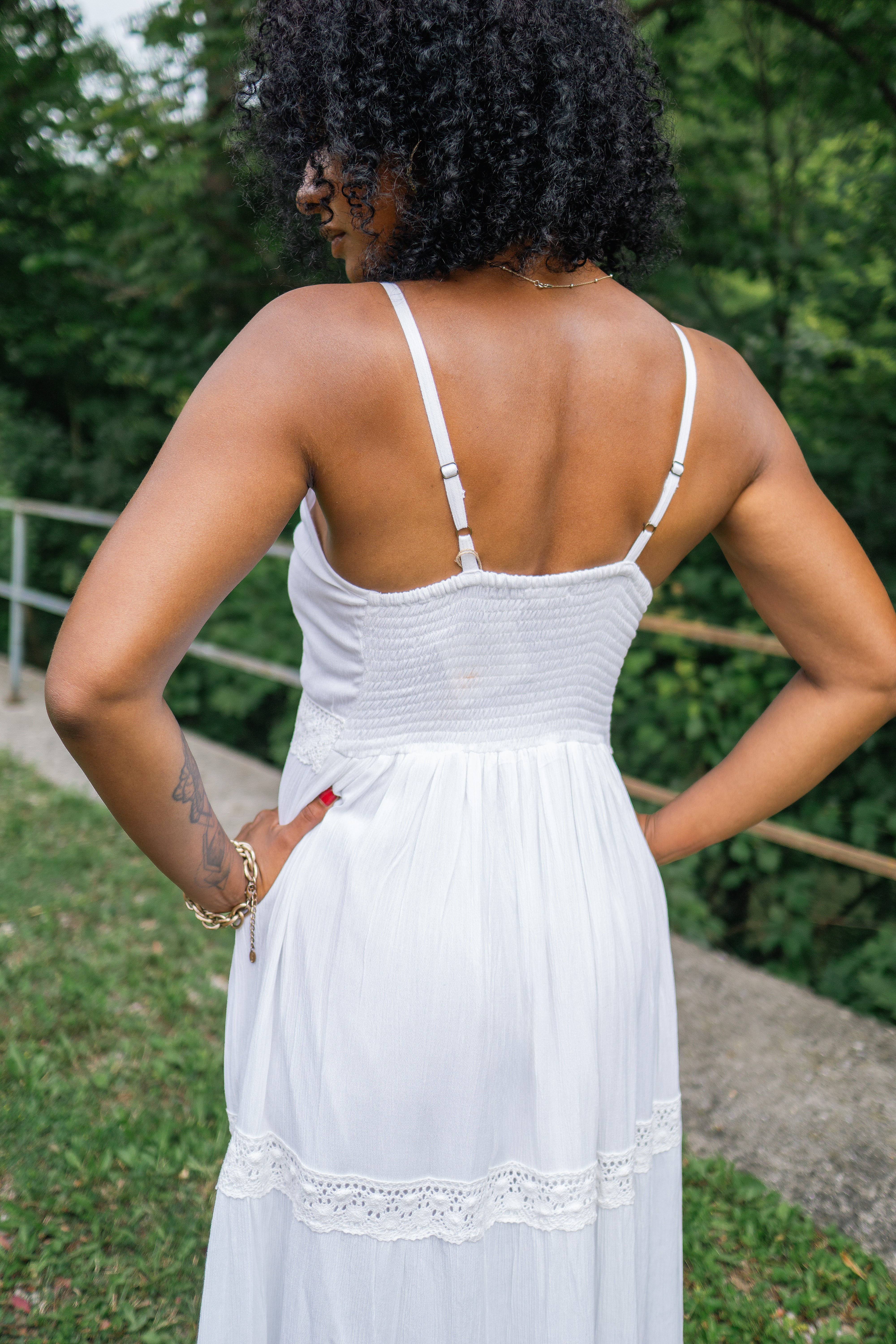 Soft White Whisper Dress