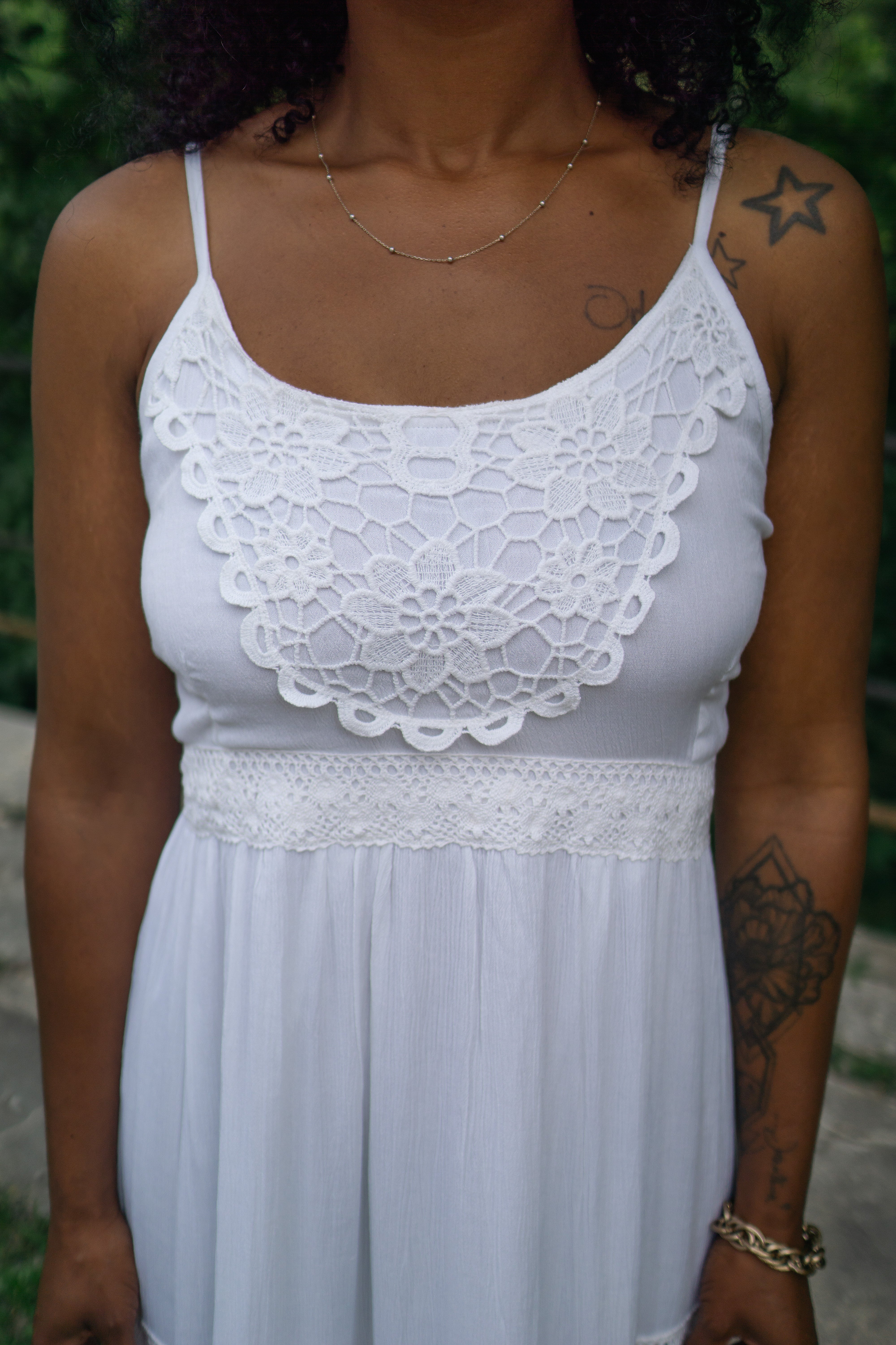 Soft White Whisper Dress