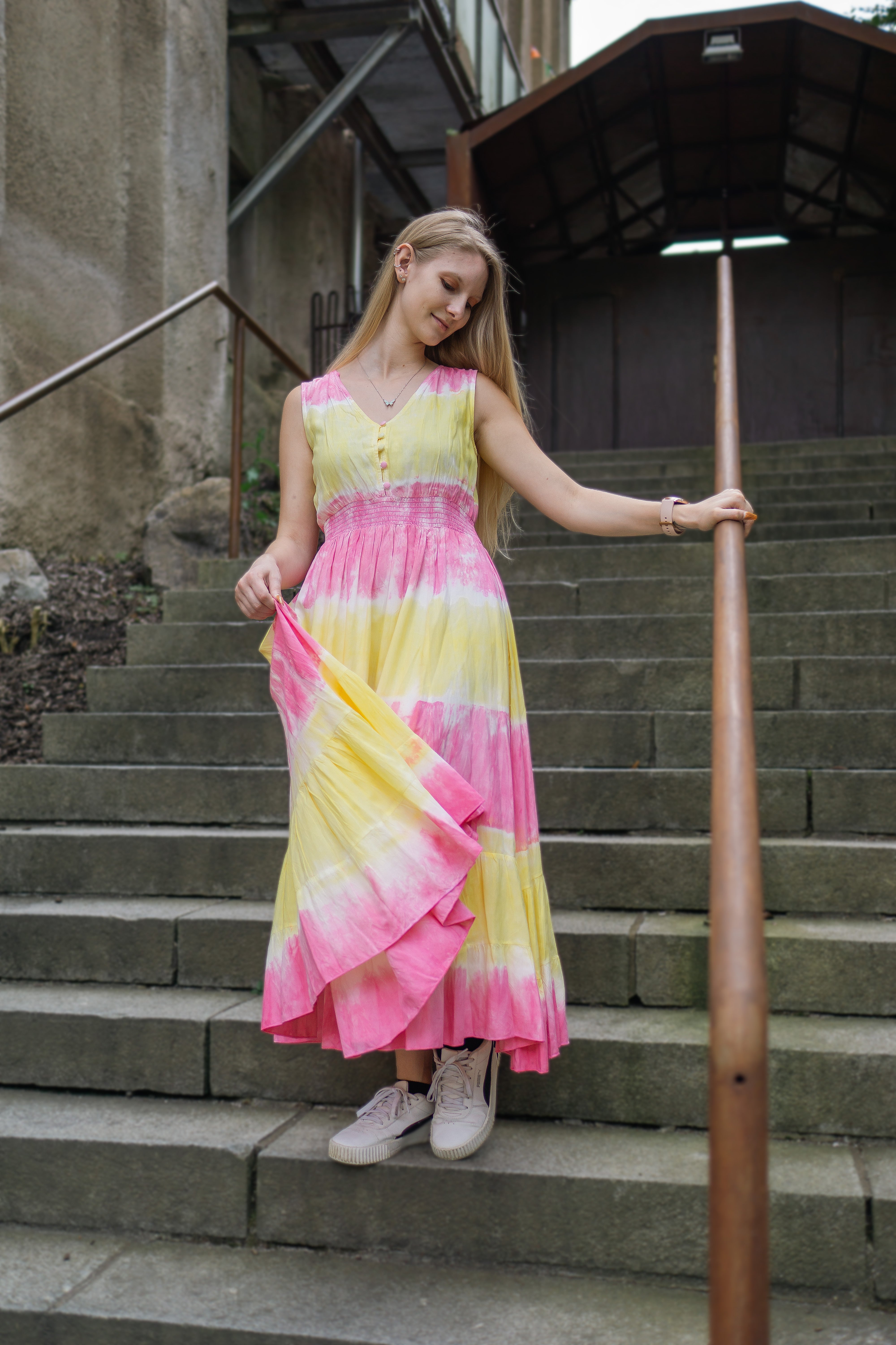 Vibrant Horizon Dress
