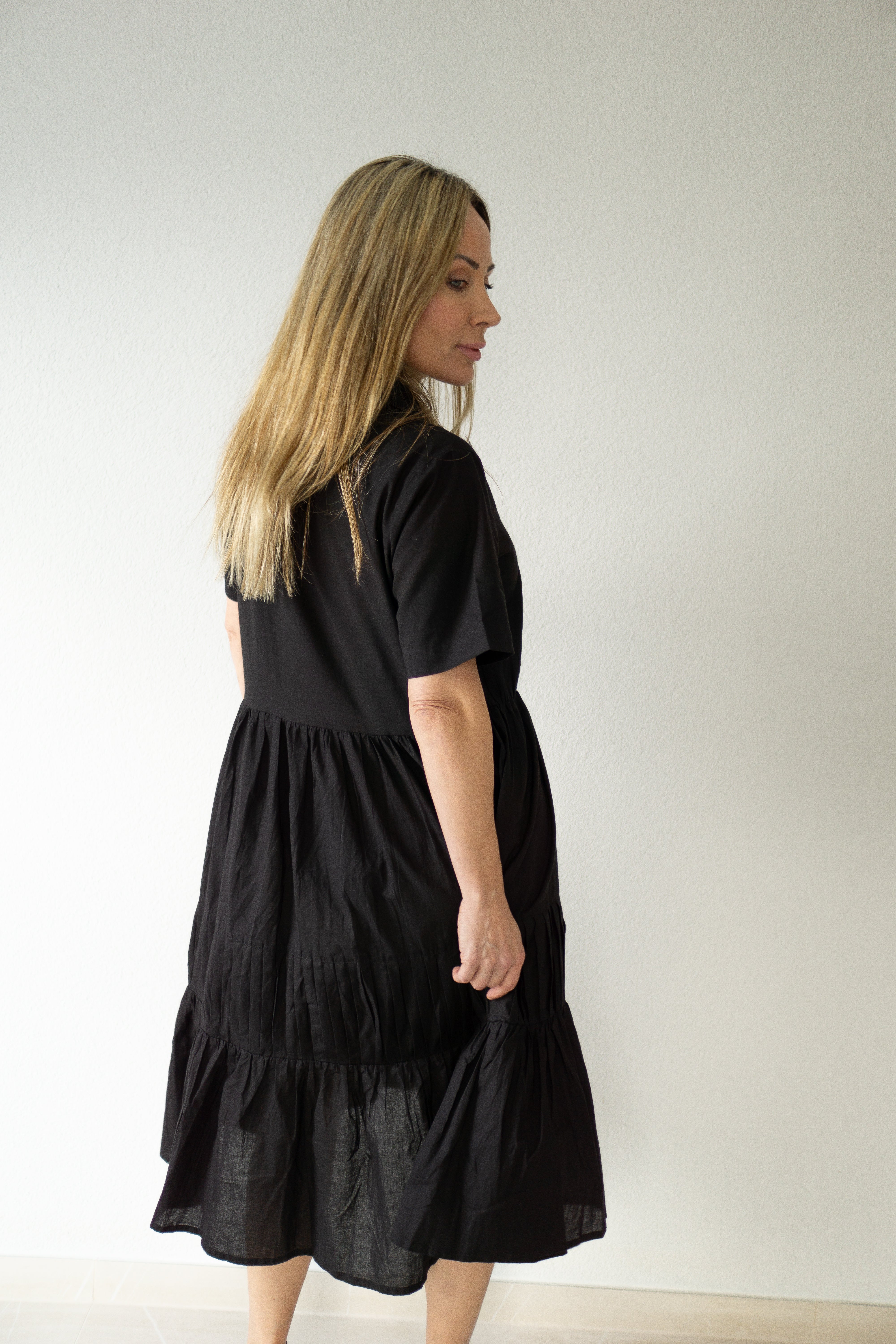 Black Essence Cotton Dress