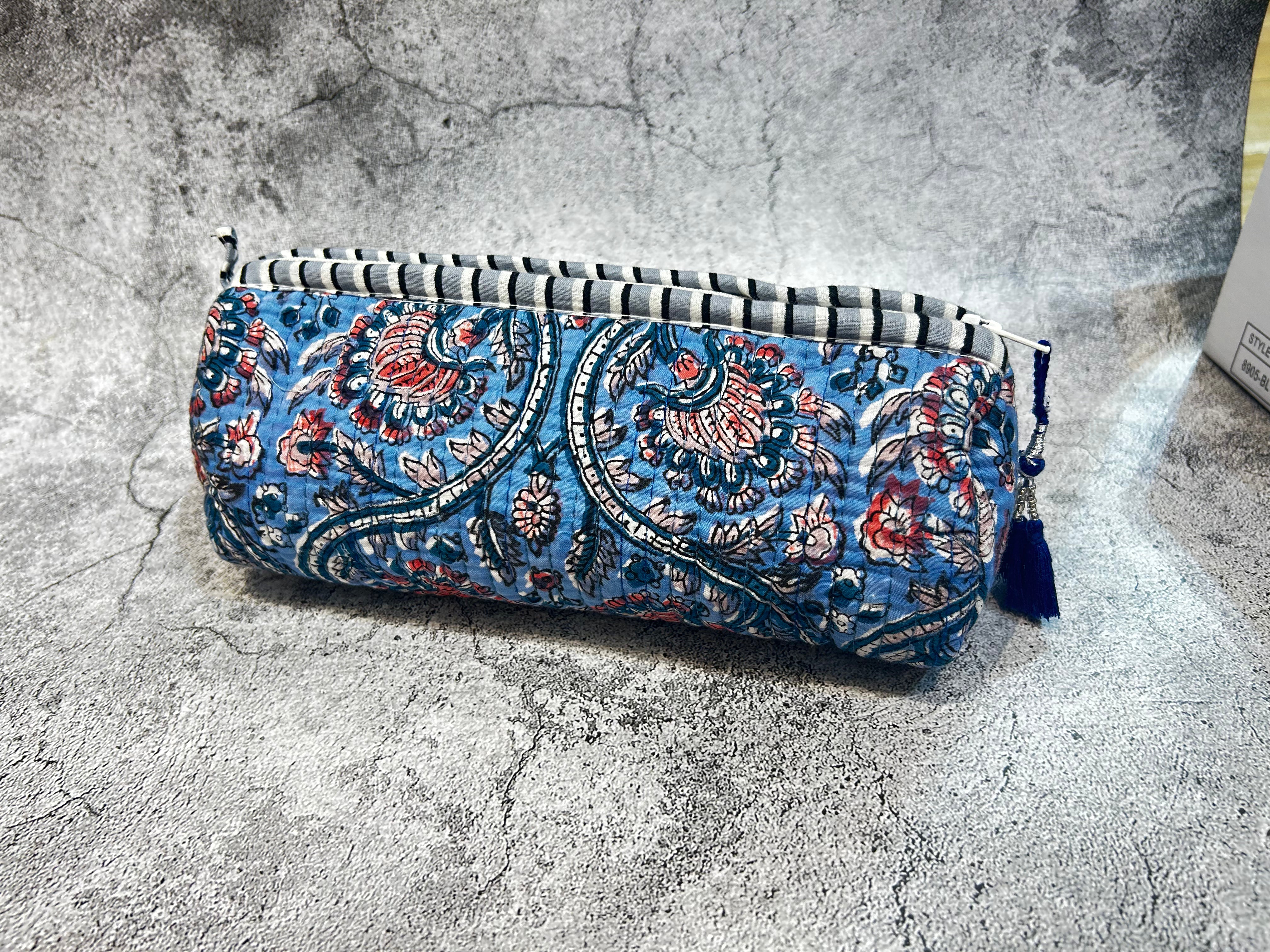 Handblock Printed Pencil Pouch