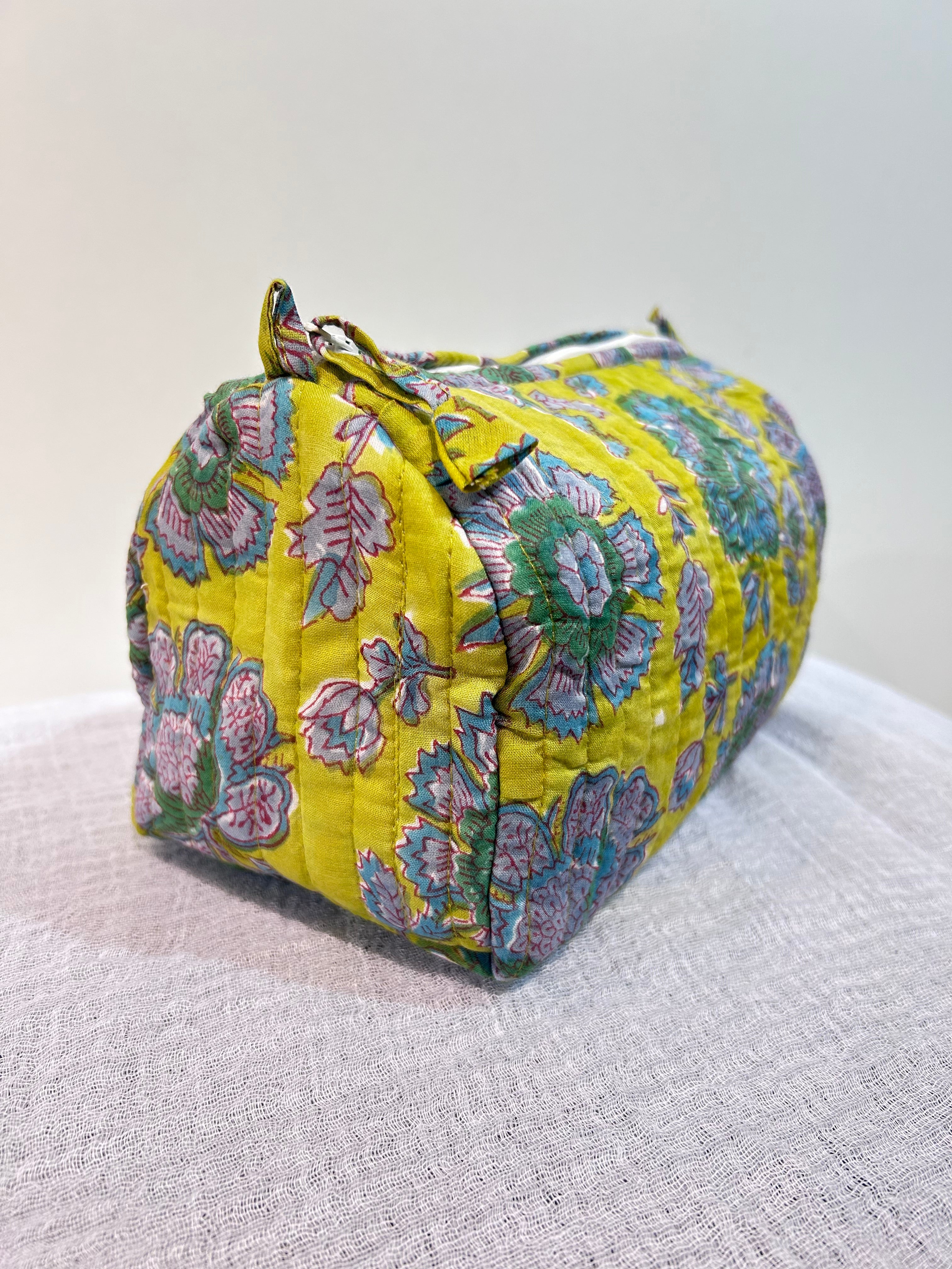 Sun Meadow Quilted Zip Bag