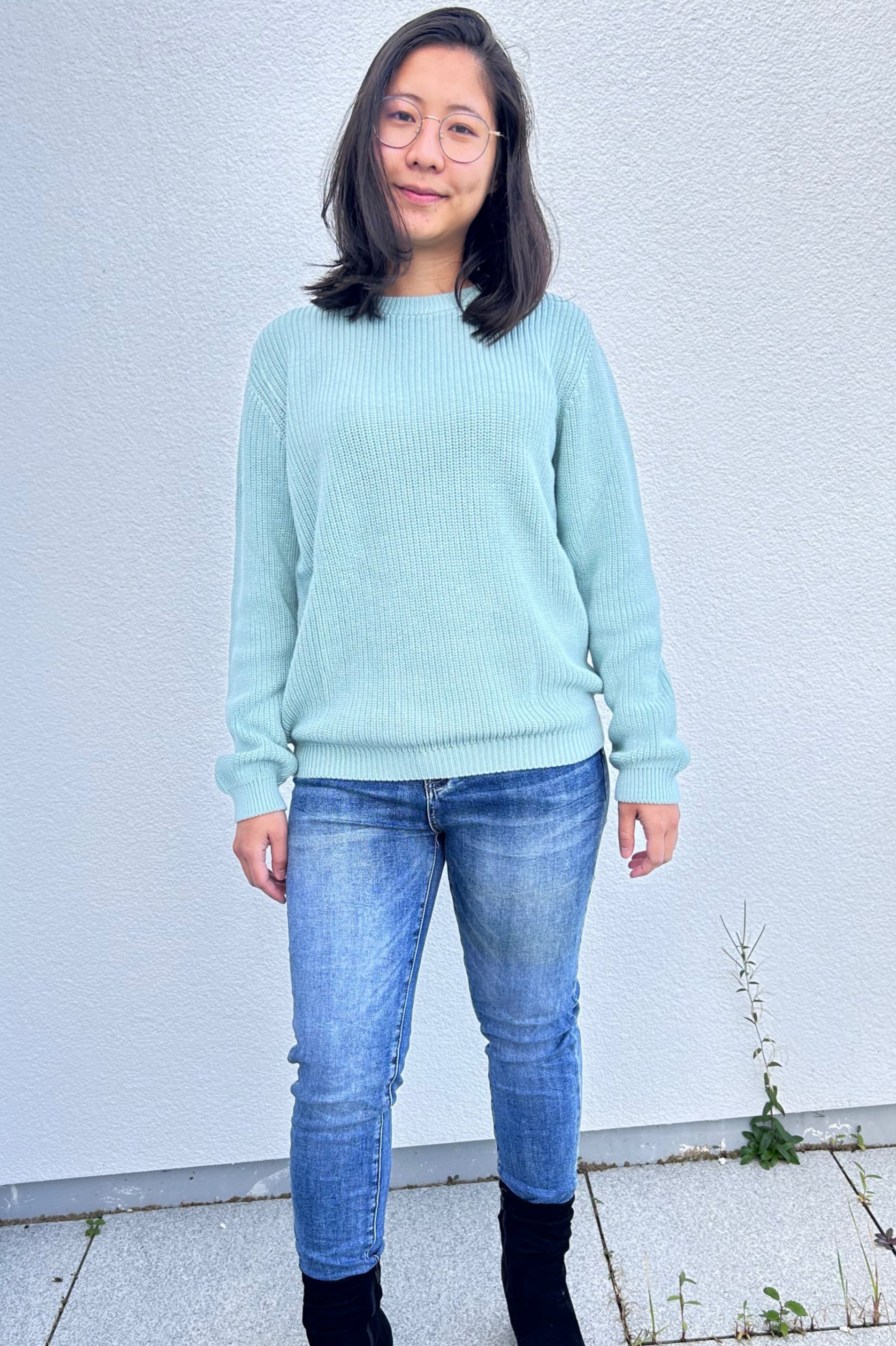 Strickpullover im Relaxed Fit aus Bio-Baumwolle