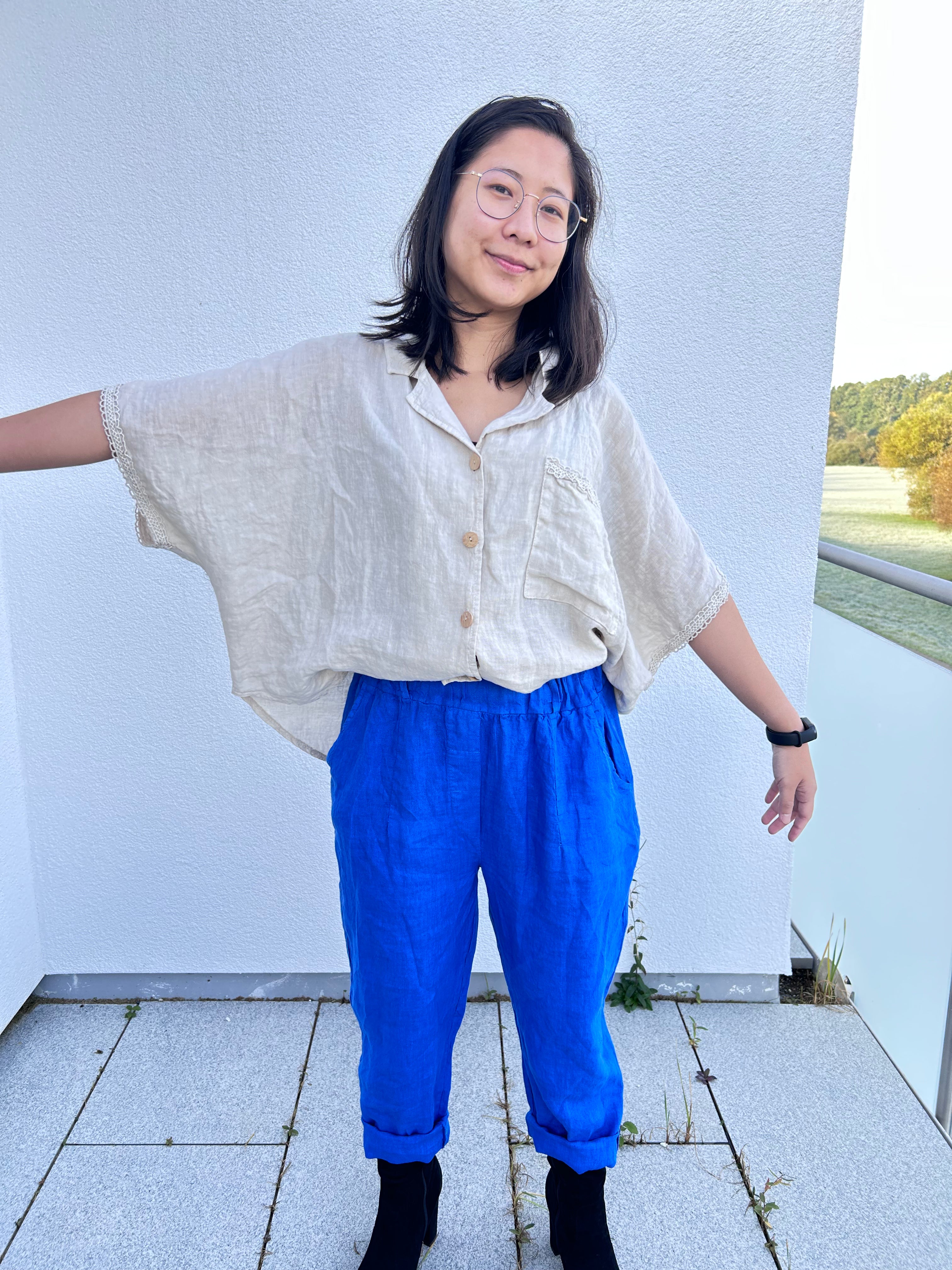 Natural Beige Linen Shirt