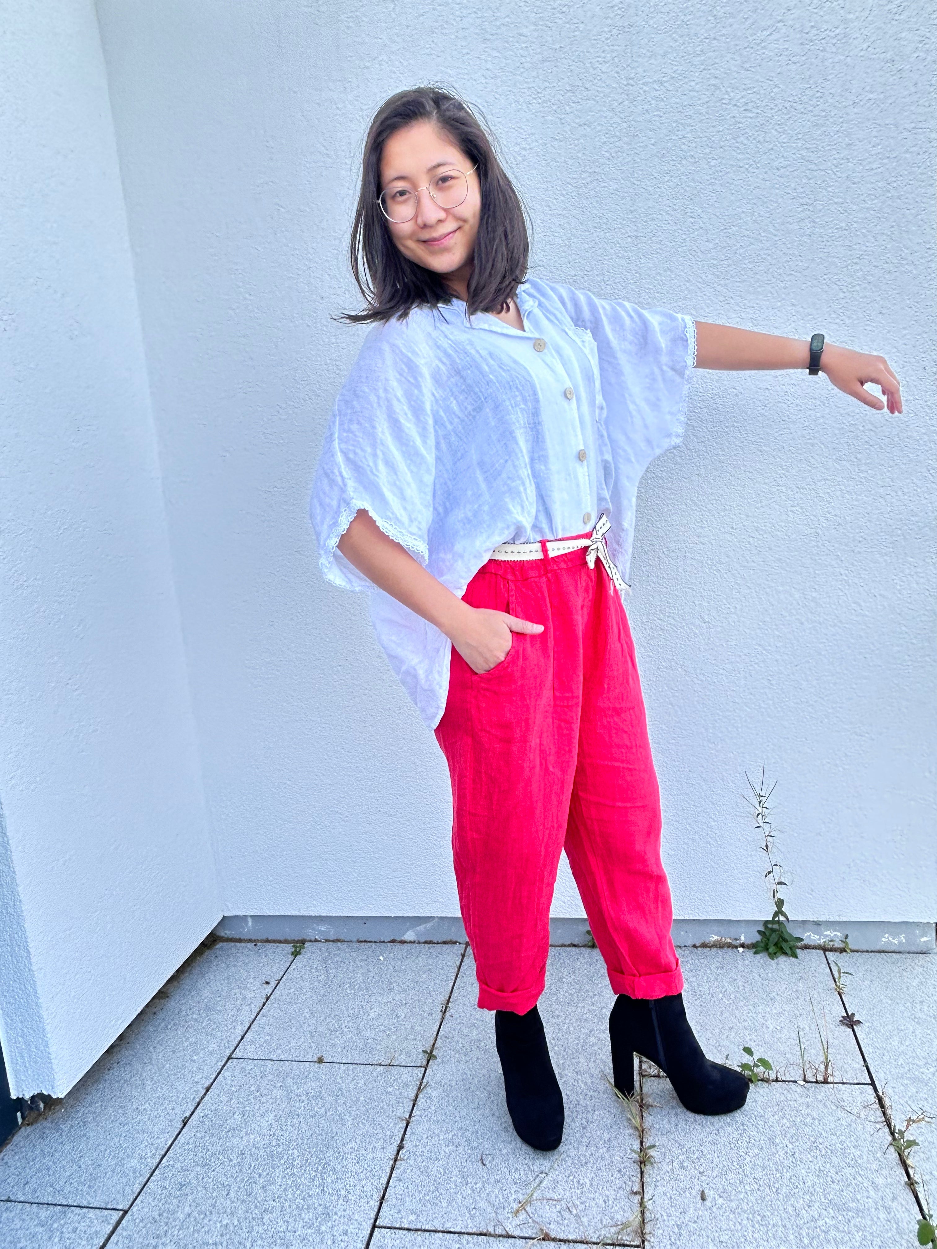 Pure White Linen Shirt