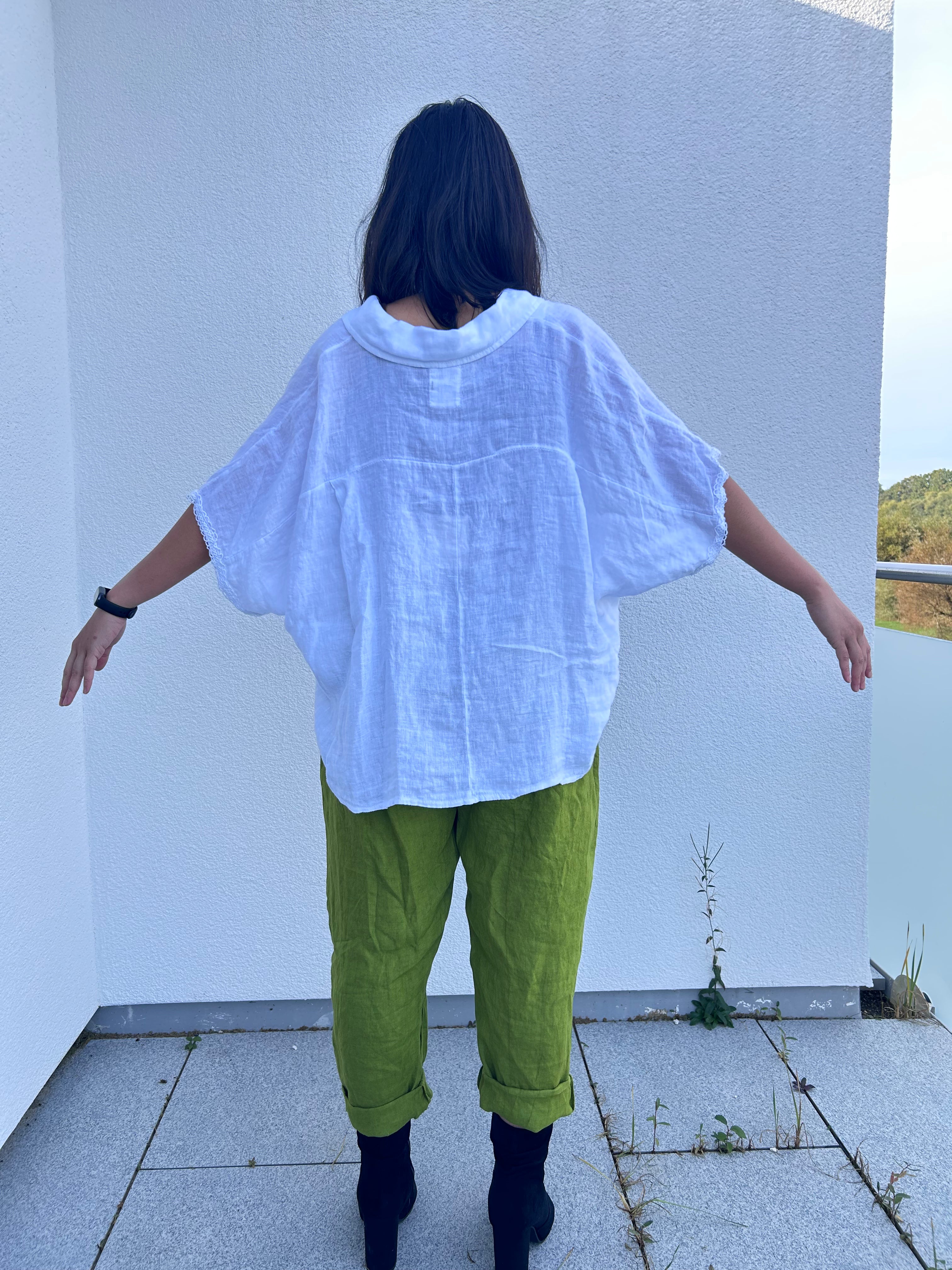 Lime Grove Linen Pants