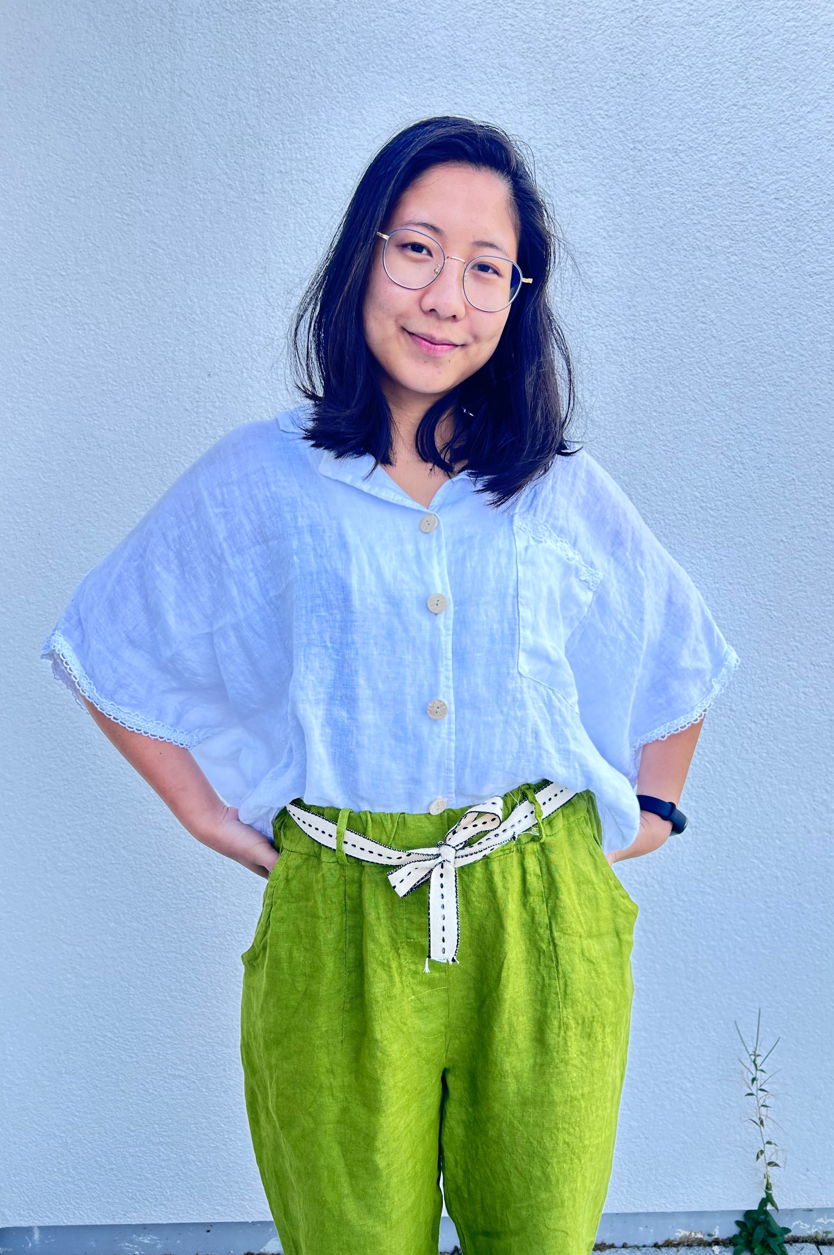 Pure White Linen Shirt