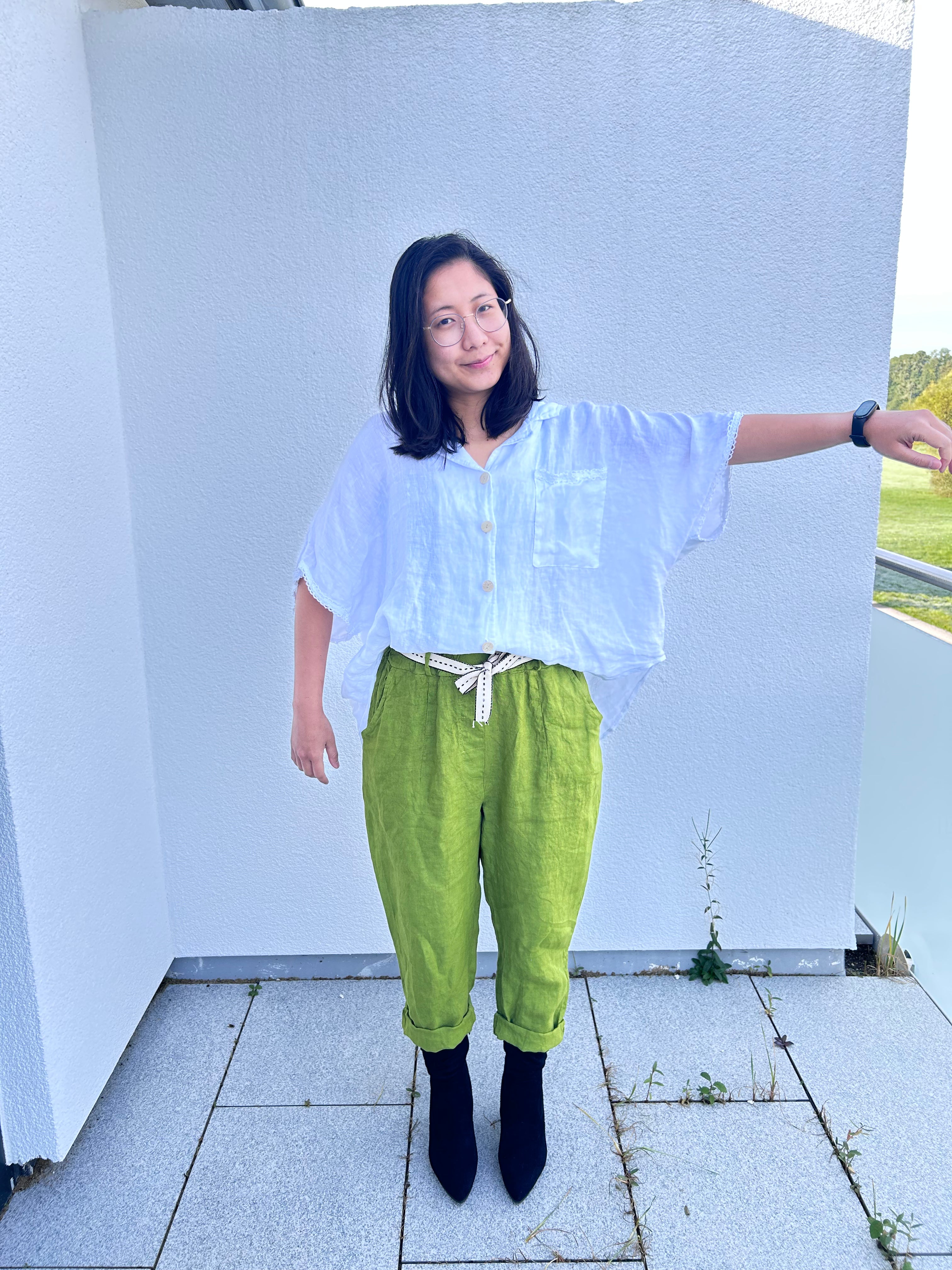 Pure White Linen Shirt