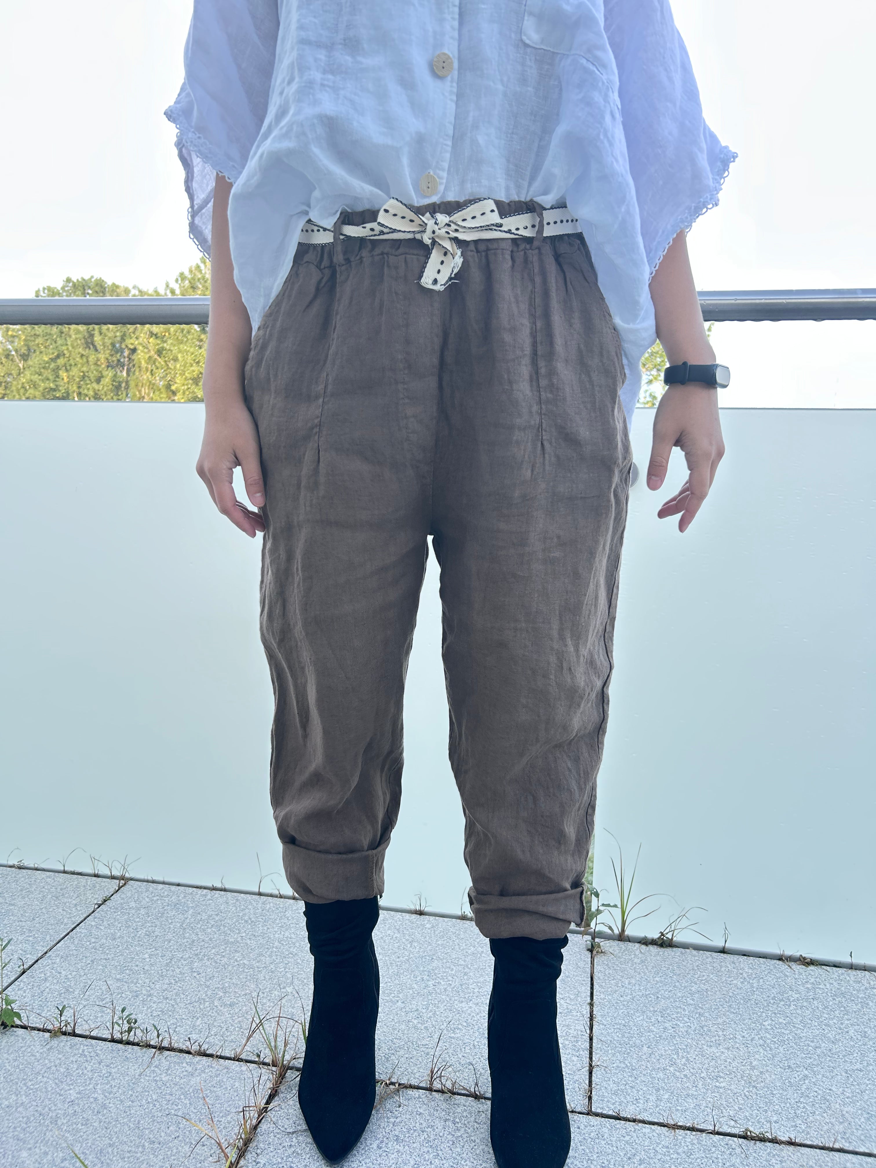 Earthstone Linen Pants