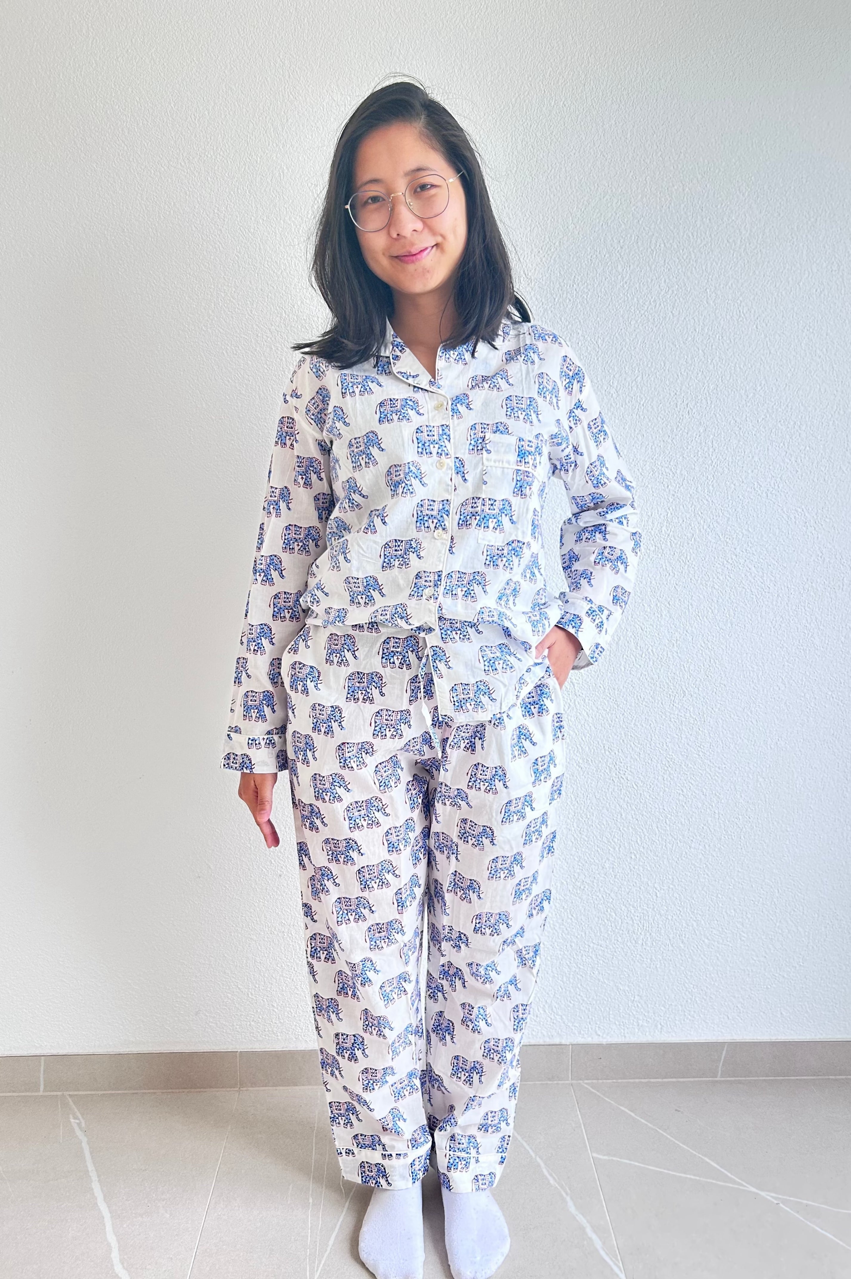 Elephant Whisper Cotton Lounge Set