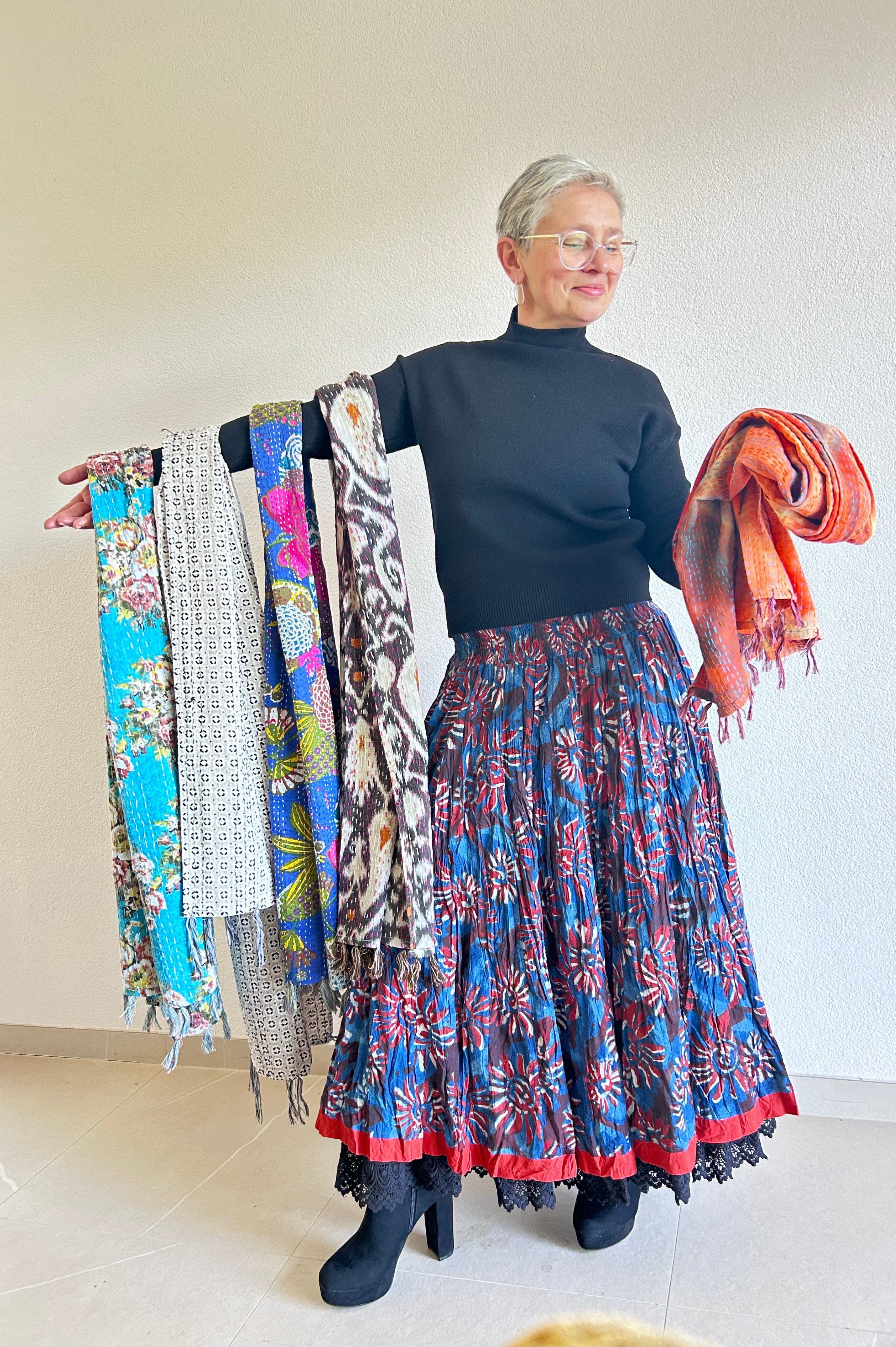 Kantha-Schal