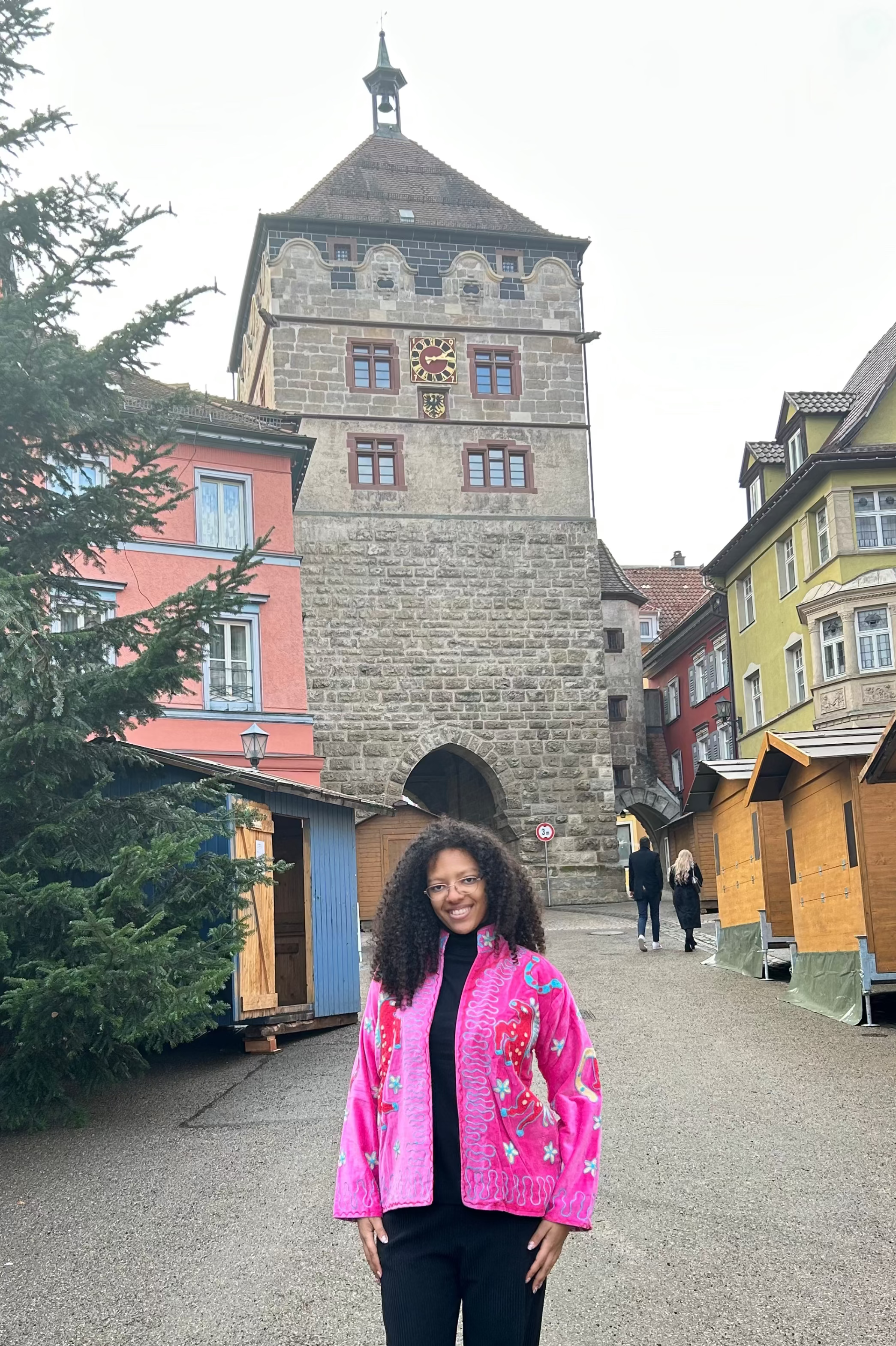 Sugar-Pink Hand-Embroidered Velvet Suzani Jacket