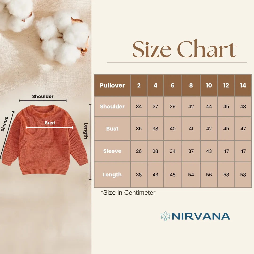 Gelber Bio-Baumwoll-Strickpullover mit grauem Streifen – lockere Passform für Kinder