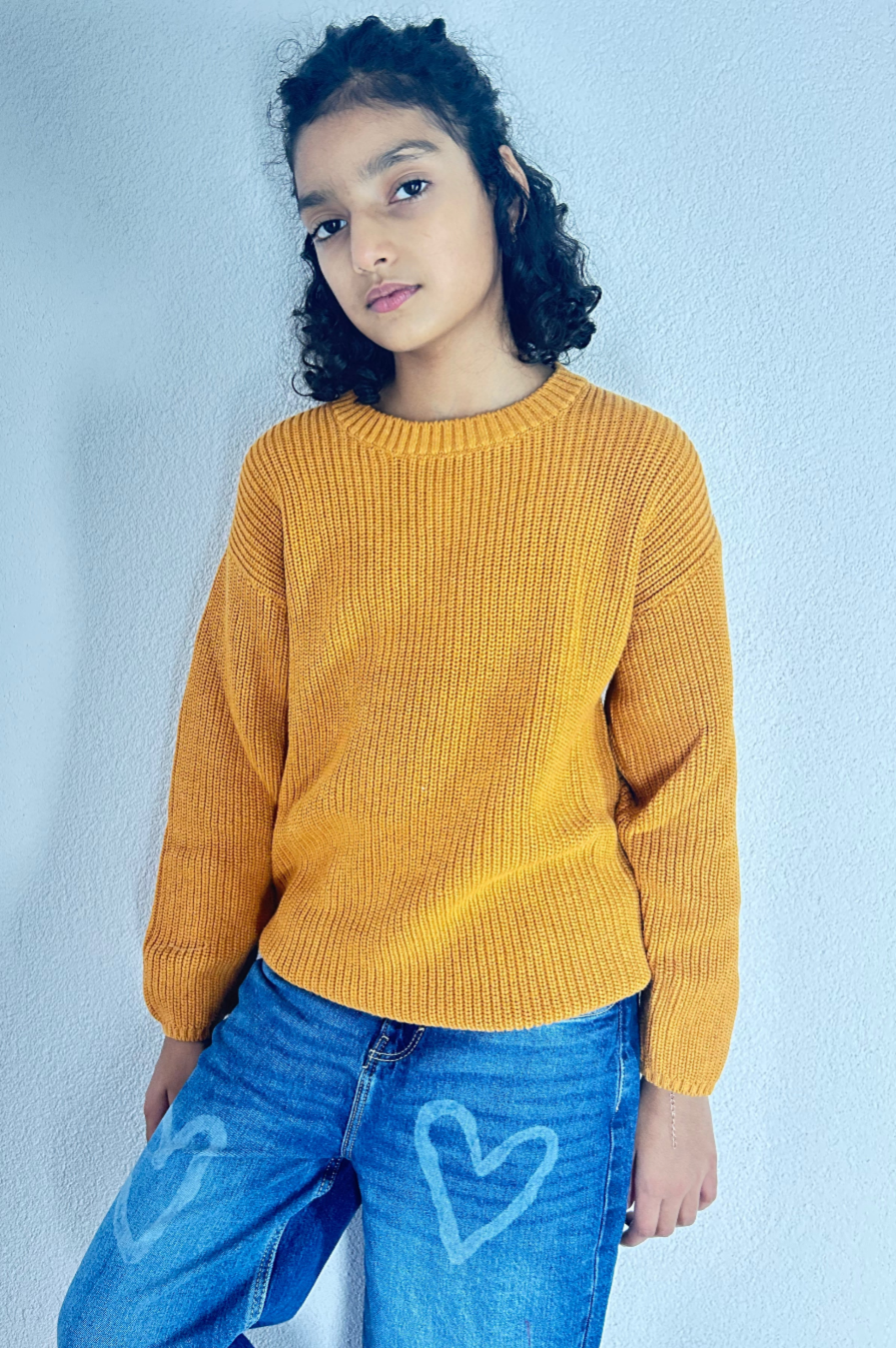 Kids Knit Pullover relaxed fit from Organic Cotton - Orcher