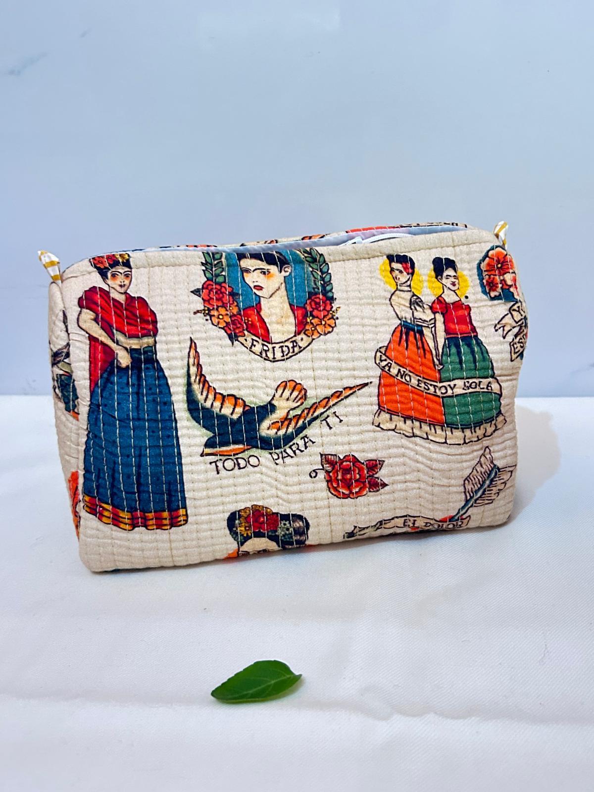 Handblock Printed Pencil Pouch