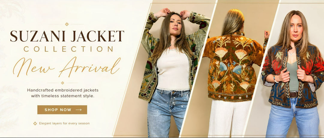 Suzani Jacket Collection – handbestickte Samtjacken